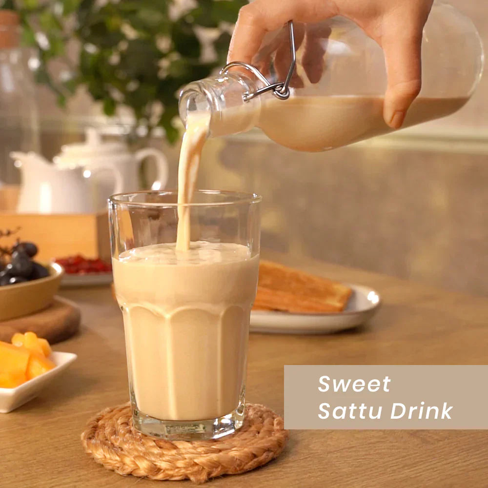 Chana Sattu Sweet Drink