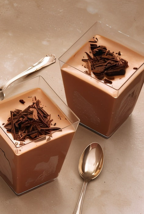 Chocolate Sattu Shot Glass Dessert (No Bake, Layered Sweet)