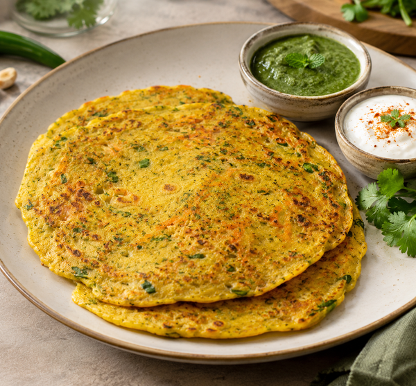 Moong Dal Flour Cheela