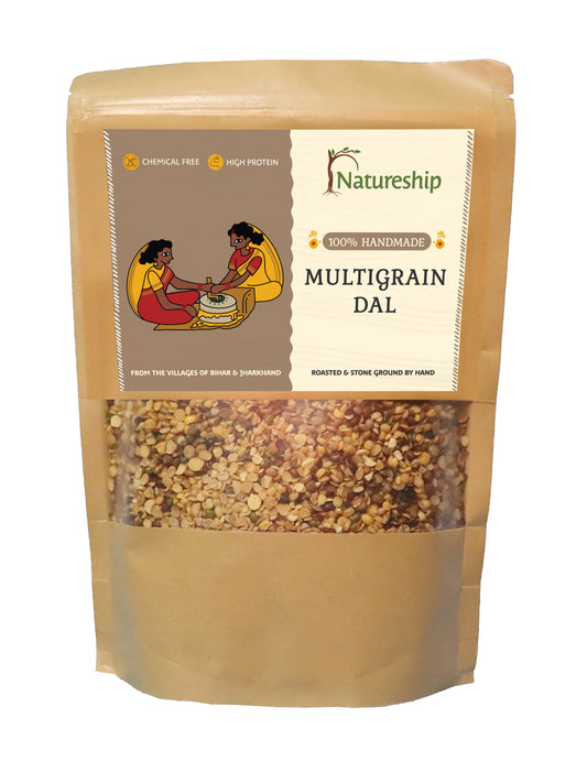 Multigrain dal – | Roasted & Stone-Ground by Hand (45–60 Rotations/Hour) | Chemical free| High Protein| From Bihar & Jharkhand