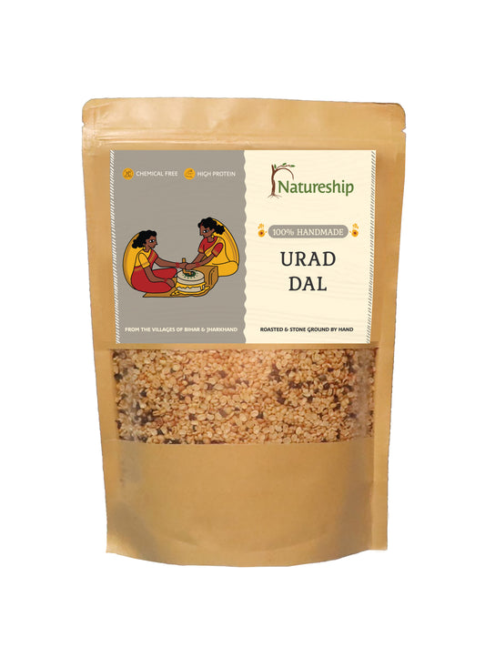 Urad dal – | Roasted & Stone-Ground by Hand (45–60 Rotations/Hour) | Chemical free| High Protein| From Bihar & Jharkhand 