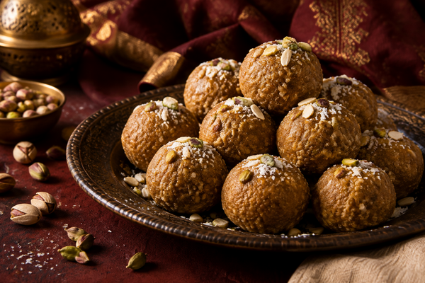 Cinnamon Jaggery Sattu Ladoo